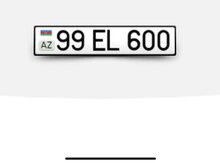 Avtomobil qeydiyyat nişanı - 99-EL-600