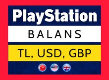 PlayStation TL, USD, GBP balans artırılması