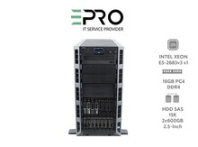 Server DELL T430 16SFF|E5-2683v3 x1|16GB PC4|Tower/N4