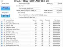 Sərt disk HDD "Hitachi" 80GB