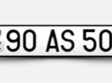 Avtomobil qeydiyyat nişanı - 90-AS-505