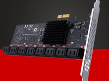 PCI Express x1 to 16 Ports SATA