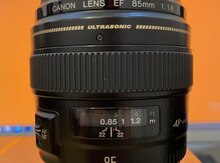 Canon Lens 85mm F1.8