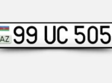Avtomobil qeydiyyat nişanı - 99-UC-505