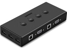 UGREEN 4-Port USB KVM Switch Box