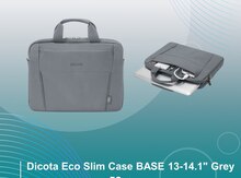 Noutbuk çantası "Dicota Eco Slim Case BASE 13-14.1" Grey (D31305-RPET)"