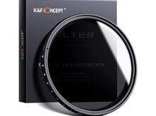 "K&F Concept 72mm ND (2-400)" lizna filteri