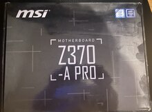 Ana plata "9700KF və MSI Z370 A-Pro"