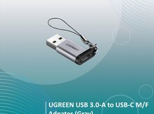 UGREEN USB 3.0-A to USB-C M/F Adpater (Gray) US276 (50533)