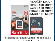 Fotoaparat SD kart  " Sandisk SD " 