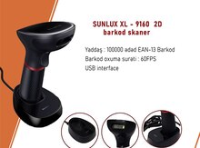 Barkod Skaner "Sunlux XL-9610 2.4G/Bluetooth"