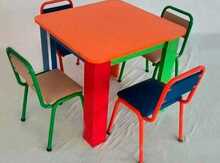 Uşaq masa və oturacaqları