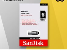 Flaş kart "Sandisk 32GB Usb 3.0 Ultra Flair" 