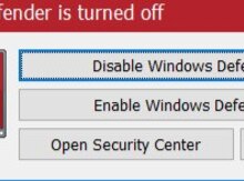Windows Defender proqramı