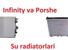 "Porsche və İnfinity" su və sobanın radiatorları