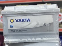 "VARTA E38 12V 74Ah 750A" akkumlyatoru