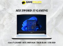 Noutbuk "MSI SWORD 15 (A12UE-605US) Gaming Laptop"