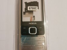 "Nokia 6700 Silver Metallic" korpusu
