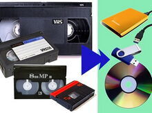 Videokasetlərin diskə, flaş karta köçürülməsi