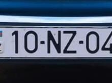 Avtomobil qeydiyyat nişanı - 10-NZ-046