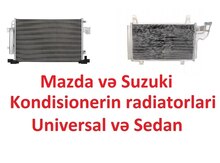 "Mazda və Suzuki modellərinin" kondisioner radiatorlari,kompressorlar