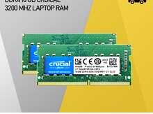 Curcial 16GB DDR4 3200 Mhz Noutbook RAM
