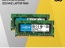 Curcial 4GB DDR3 1333 Mhz  Laptop RAM