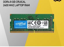 Operativ yaddaş "Curcial 8GB DDR4 2400 Mhz Laptop RAM"