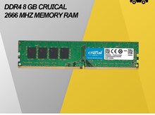 Operativ yaddaş "Cruical DDR4  8GB 2666 Mhz PC RAM"