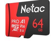 Yaddaş kartı "Microsd NETAC 64Gb CLASS10,100MB/s"