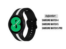 "Samsung Watch 4/5" silikon kəmərləri
