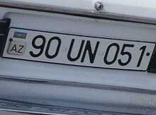 Avtomobil qeydiyyat nişanı - 90-UN-051