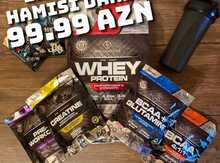 İdman qidası "Protein Whey/Creatine/BCAA/Glutamine/Pre-WO"