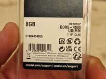 RAM "Crucial 8GB 4800mhz DDR5"