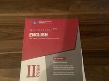 İngilis dili 2-ci hissə test toplusu
