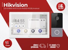 Domofon dəsti "Hikvision DS-KH9510-WTE1 & DS-KV6103-PE1(B) Android"