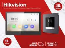Domofon dəsti "Hikvision DS-KH8520-WTE1 & DS-KD8003-IME1/Flush"