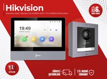 Domofon dəsti "Hikvision DS-KH8350-WTE1 & DS-KD8003-IME1/Surface"