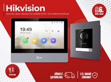 Domofon dəsti "Hikvision DS-KH8350-WTE1 & DS-KD8003-IME1/Flush"