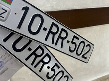 Avtomobil qeydiyyat nişanı - 10-RR-502