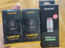 "Smok Nord 5", "Voopoo vthru pro" filterləri