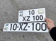 Avtomobil qeydiyyat nişanı - 10-XZ-100 