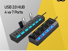 USB HUB 2.0  4 və 7 ports