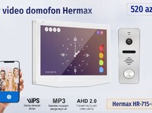 Domofon "Hermax HR-715-IP white black"