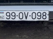 Avtomobil qeydiyyat nişanı - 99-OV-098