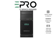Server HP ML30 G10 4LFF|E-2224|32GB|2x600GB|HPE Gen10 Tower srv