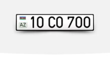 Avtomobil qeydiyyat nişanı - 10-CO-700