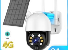 4G sim kartli Solar PTZ Smart 360° kamera 3MP