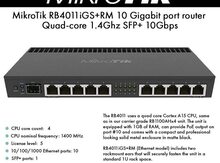 MikroTik RB4011iGS+RM Gigabit Ethernet Router