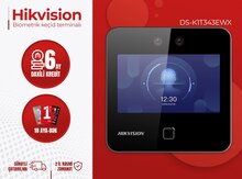 "Hikvision DS-K1T343EWX" üz tanıma / keçidə nəzarət biometrik terminal